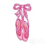 Ballet Slippers Clip Art N6