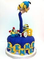 Gravity Defying Cake Minions darwing