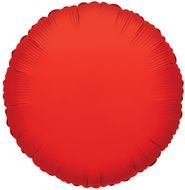 red air circle on a white background