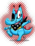 22 Totodile Illustration Artworks