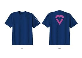 heart print T-shirt