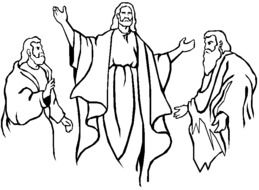 God And Jesus Coloring Pages drawing