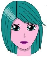 Pretty Girl Face Clip Art N6