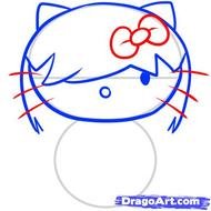 How To Draw Hello Kitty Step By
