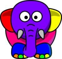 Cartoon Elephant Clip Art N61