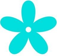 one Blue Flower drawing