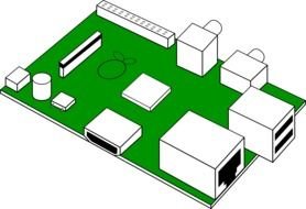 drawn of printed circuit board