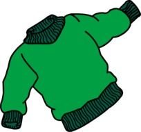 Green Pullover By Frankes Coloured