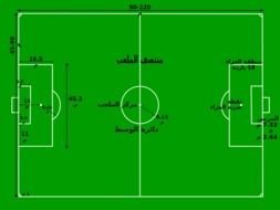 green sport field drawing