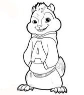 Alvin And The Chipmunks Movie Coloring Pages