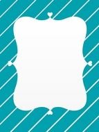vintage green and white page Border, Template
