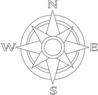 Printable Compass Rose