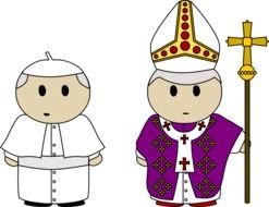 Cartoon Catholic Priest
