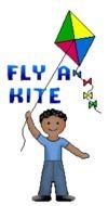 Kite boy Clip Art drawing