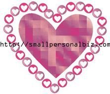 Free Printable Valentine Hearts N2