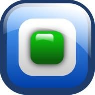 Radio Button green blue drawing