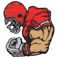 Funny Cartoon Football Players