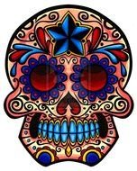 Sugar Skull Clip Art N23