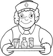 Nurse Coloring Pages N3