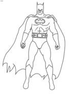Batman Coloring Page drawing