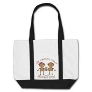 Elegante 50 Hochzeitstag Geschenke Einkaufstaschen