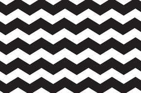drawn black and white zig zag