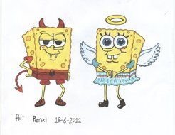 Different SpongeBob modes clipart