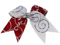 clipart of the Rhinestone Cheer Bows
