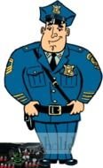 Smile Policeman Clip Art