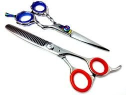 two scissors as a picture for clipart