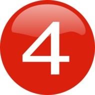 Number 4 Clip Art N41