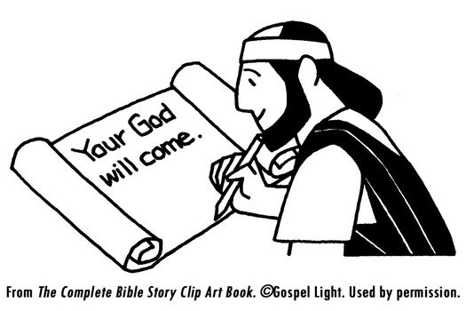 Bible Isaiah 6 Coloring Page