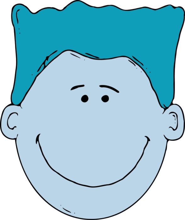 Boy Face Clip Art N33