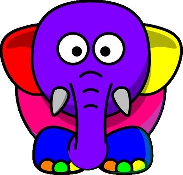 Cartoon Elephant Clip Art N61
