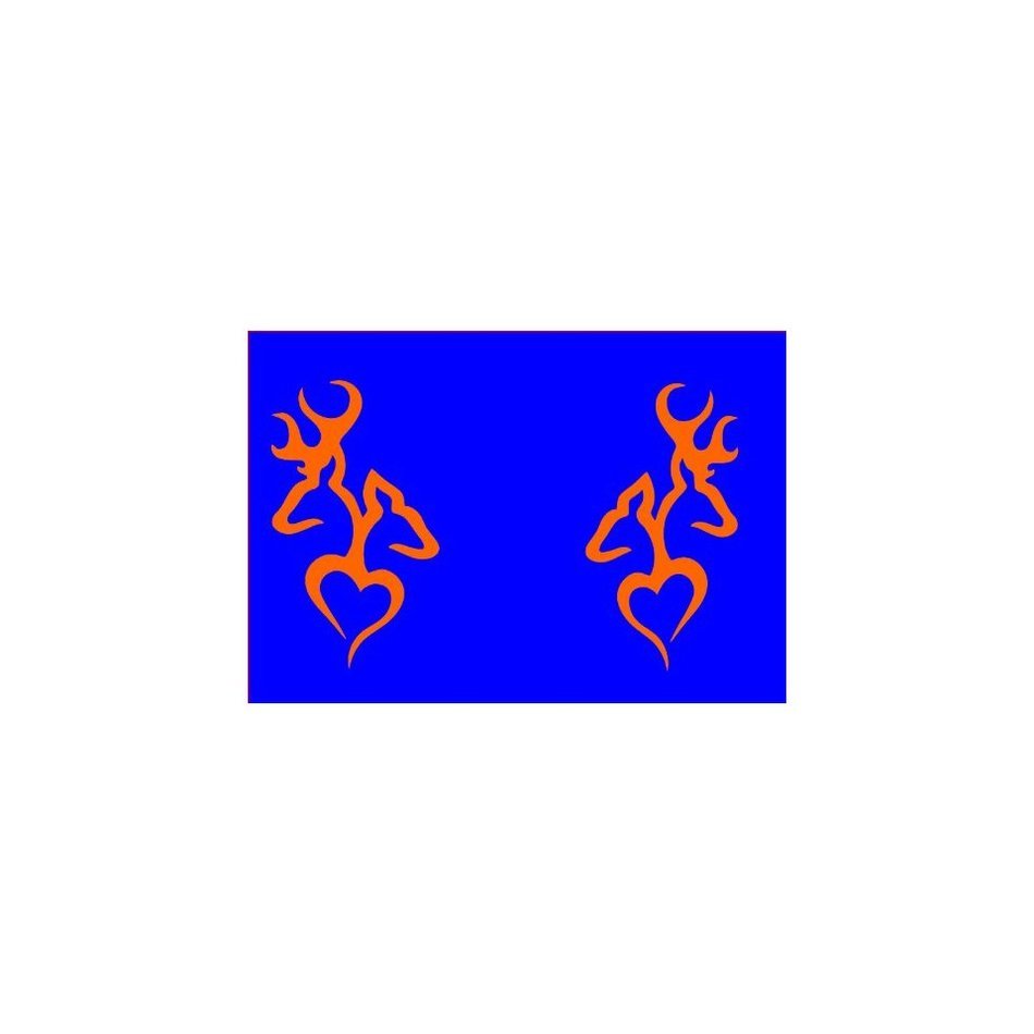 modern drawing on the blue background