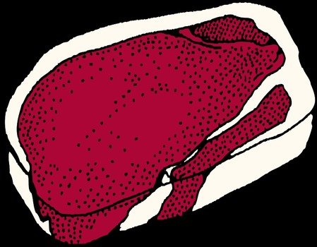 Share Top Round Steak drawing