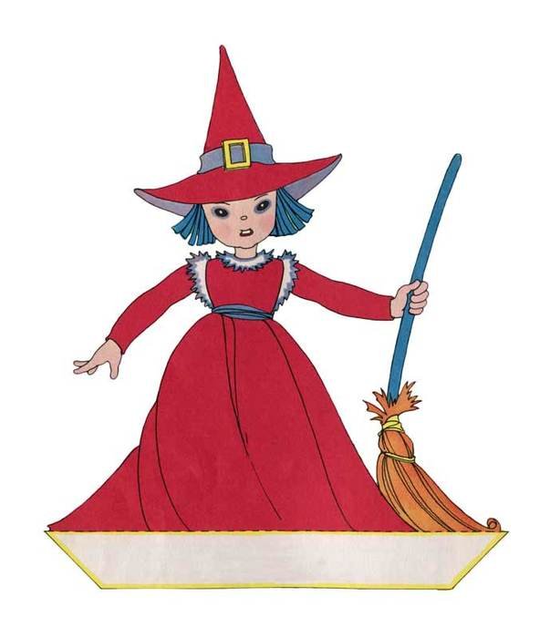 İllustration of Halloween Witch