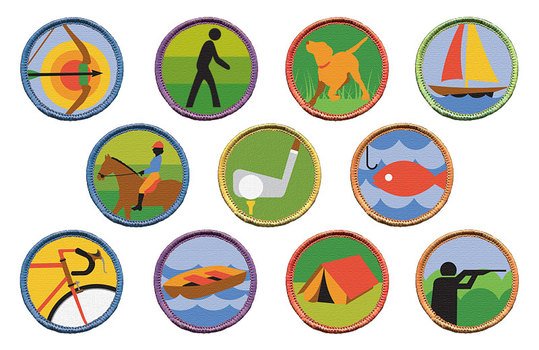 variety of colorful pictures as graphic elements for clipart
