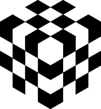Cube Clip Art Black And White N2