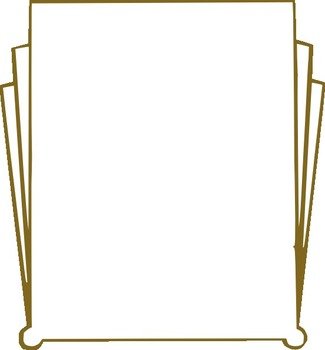 Art Deco Borders Gold N2