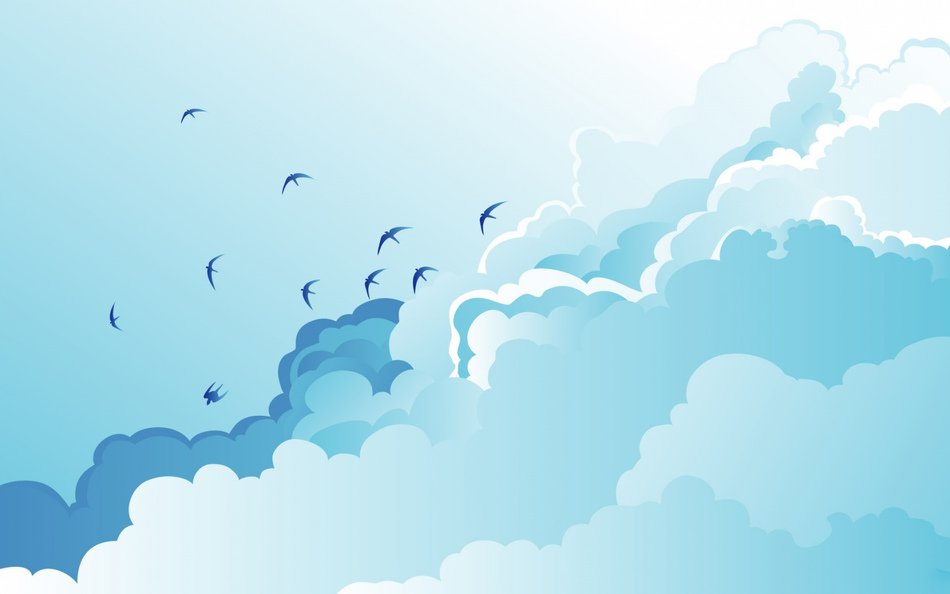 graphic blue sky