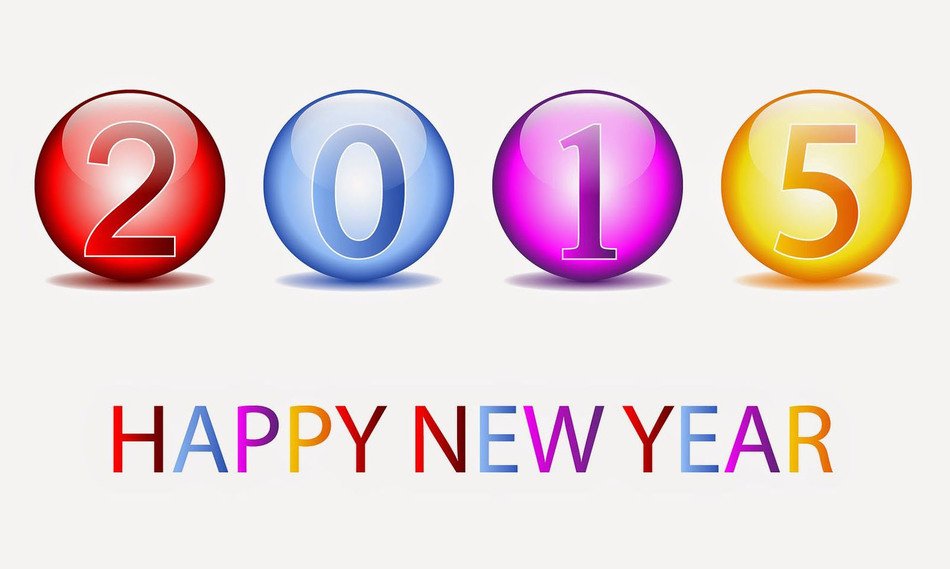 Ä°llustration of happy New Year 2015