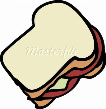 Cartoon Sandwich Clip Art N19 free image download