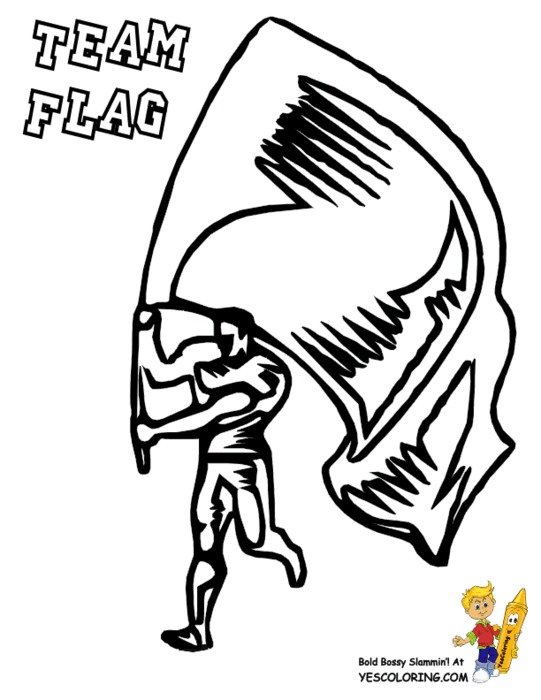 Football Teams Coloring Pages To Print