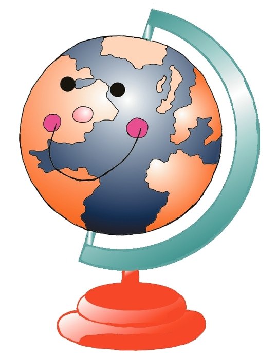 Color Globe Clip Art