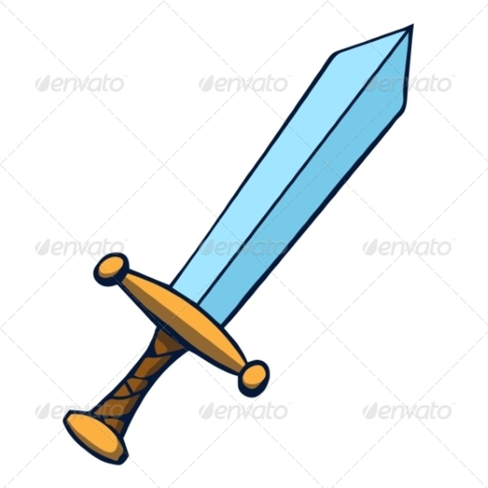 Cartoon Sword N5
