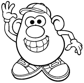 Mr Potato Head Coloring Pages