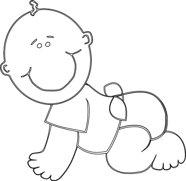 Baby Crawling Clip Art N16 free image download