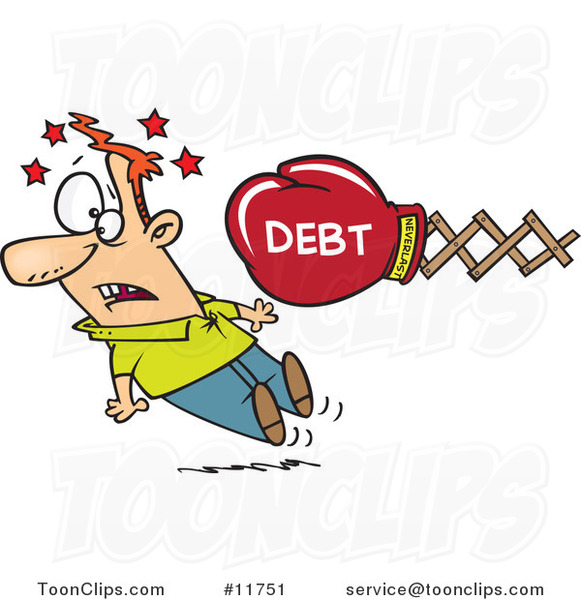 Debt Clip Art N16 image.