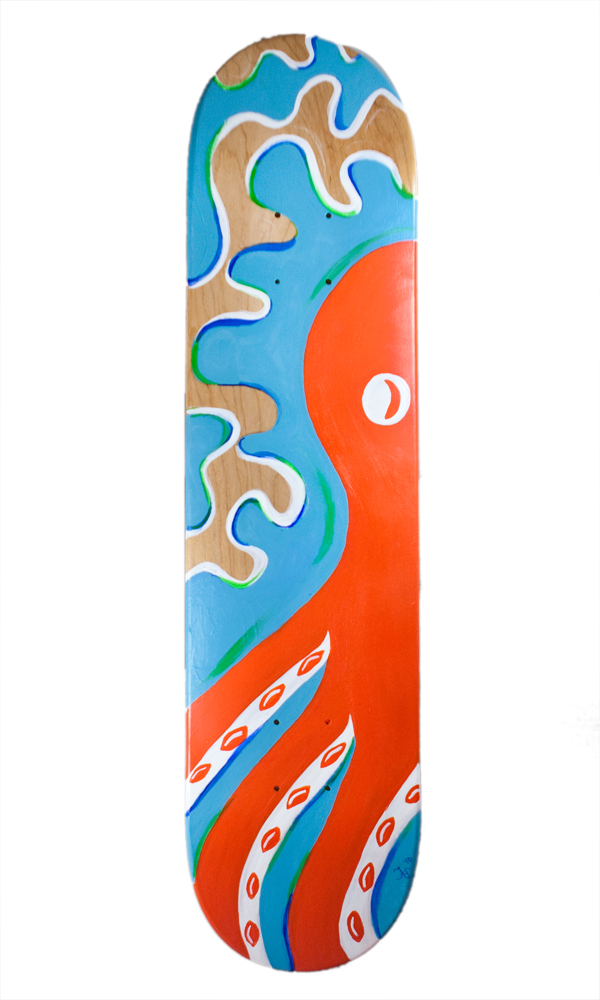 Skateboard deck as a picture for clipart free image download